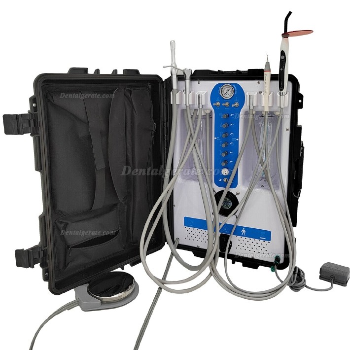 Greeloy&reg; GU-P206S Mobile Zahn&auml;rztliche Behandlungseinheit ( Luftverdichter + Aush&auml;rtung Licht + Scaler)